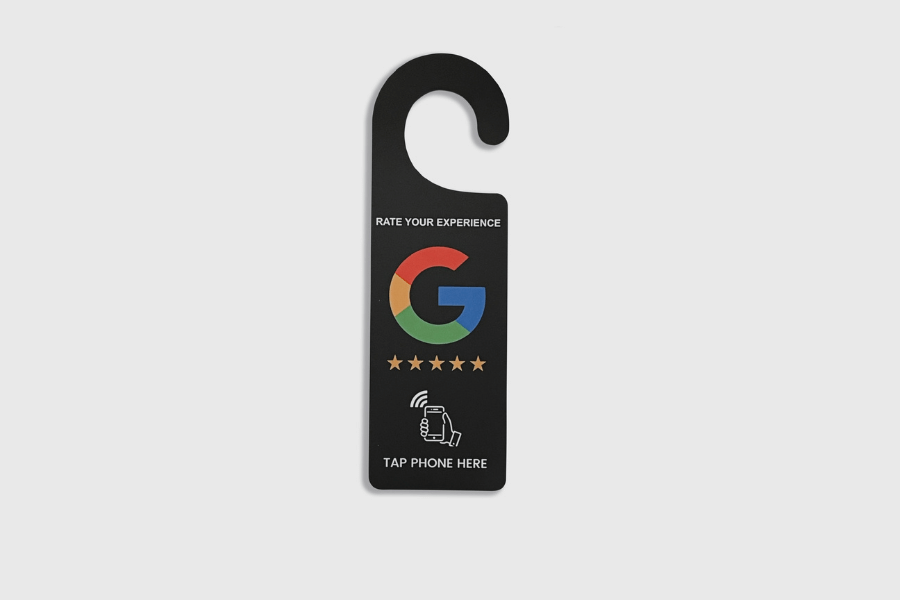Google Review Deurhanger