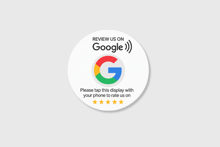 Google Review Sticker Groot