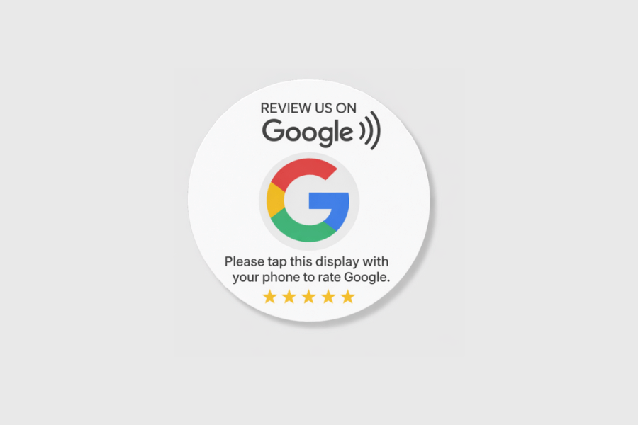 Google Review Sticker Groot