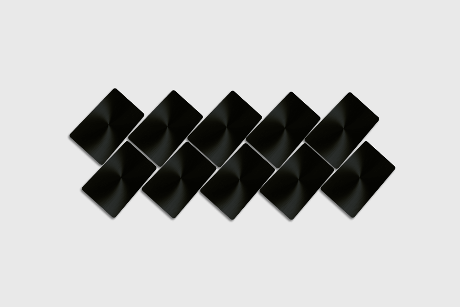 NFC Kaart Metaal NTAG213 (10 stuks)