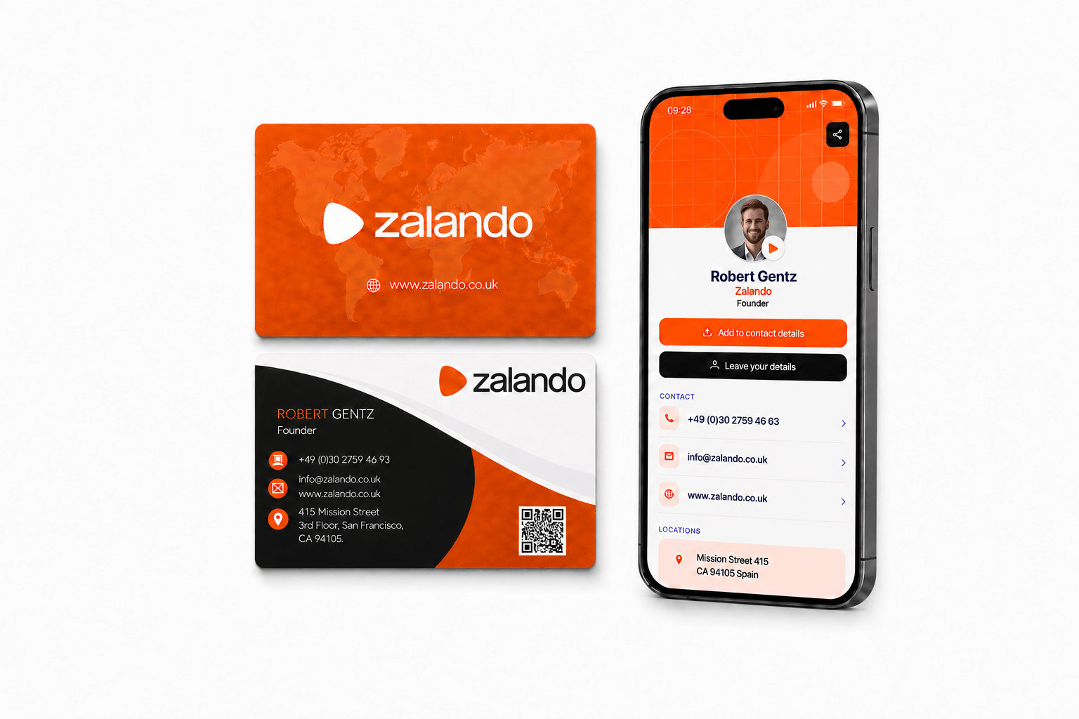 NFC visitekaart – Eigen design