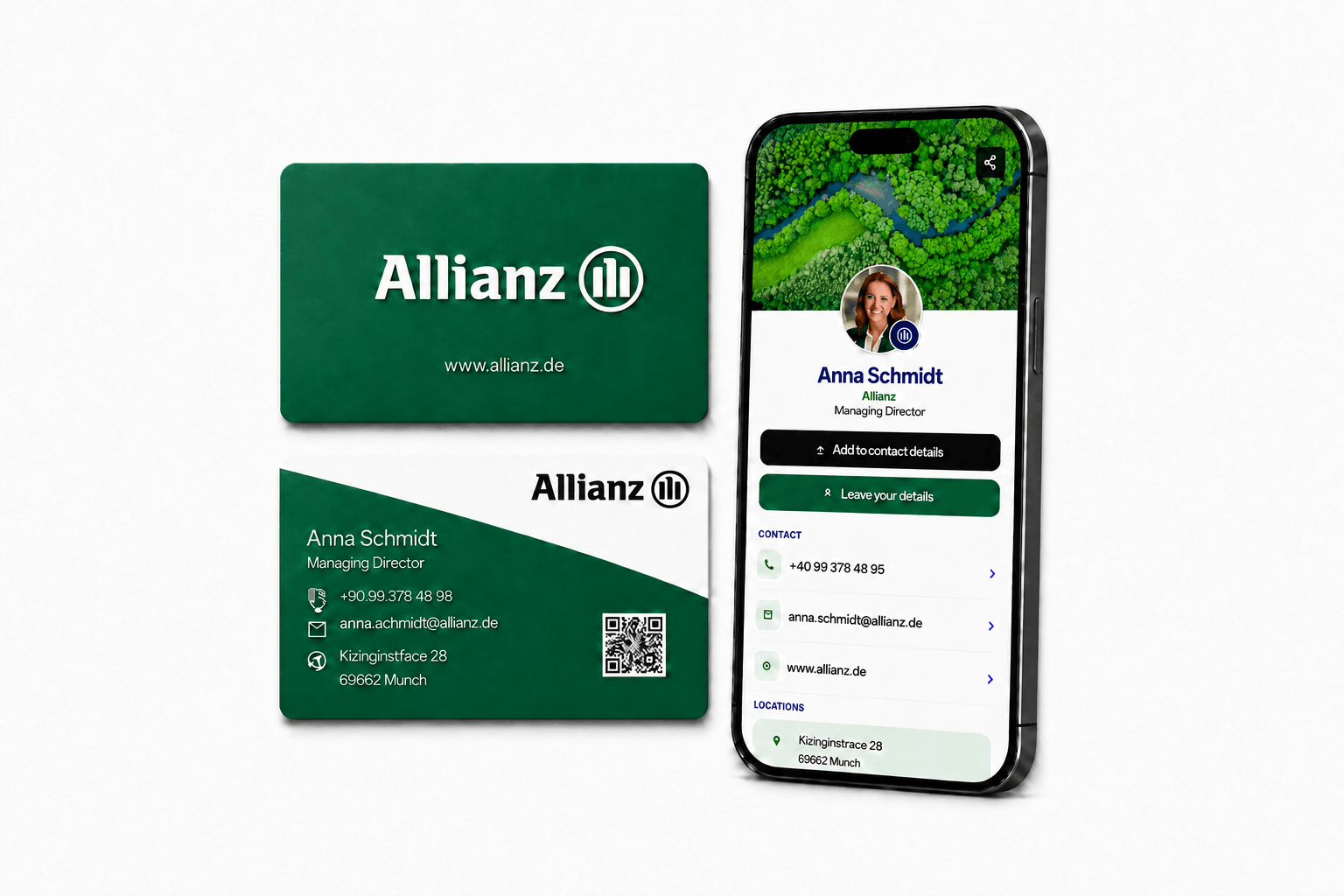 NFC visitekaart RPET – Eigen design