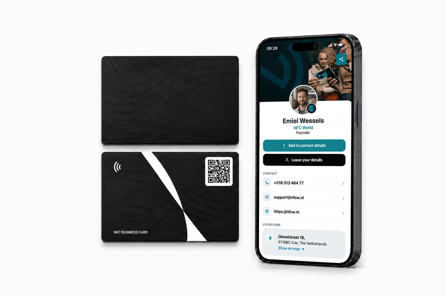 NFC visitekaart – Standaard design