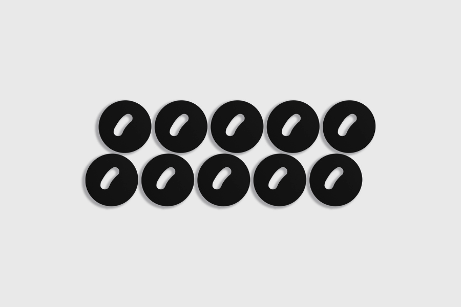 NFC Tag Kunststof  NTAG213 Zwart (10 stuks)