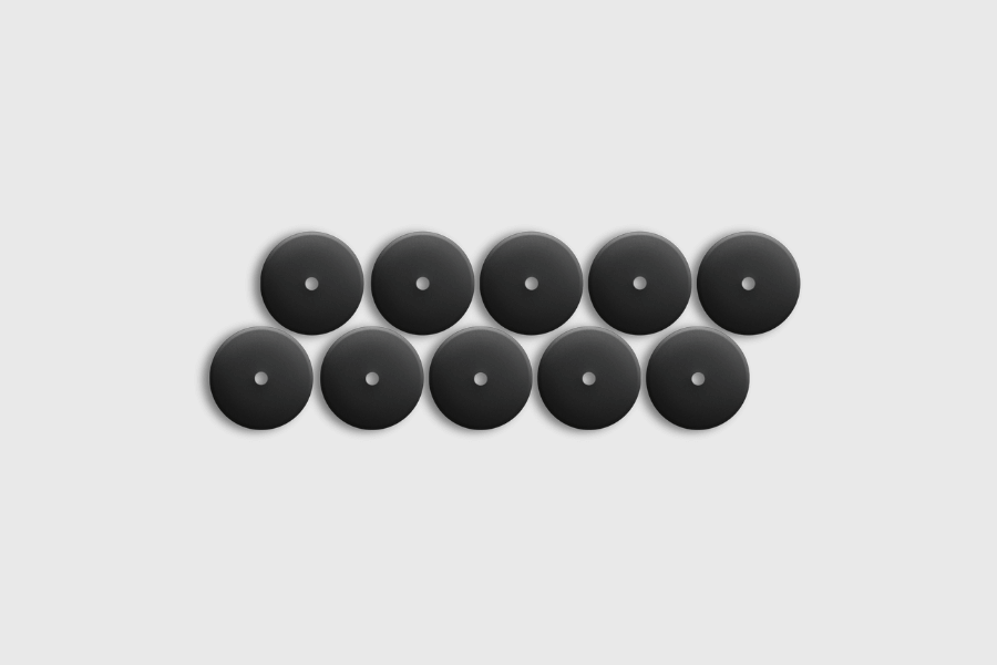 NFC Tag PPS Rond Zwart (10 stuks)