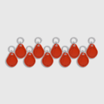 RFID Sleutelhanger MIFARE Classic 1K Rood (10 stuks)
