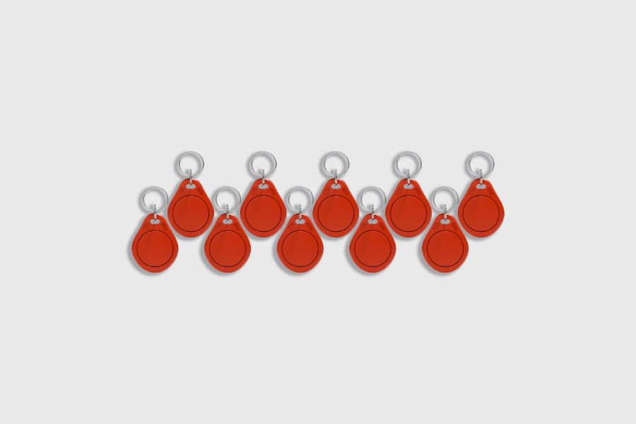 RFID Sleutelhanger MIFARE Classic 1K Rood (10 stuks)