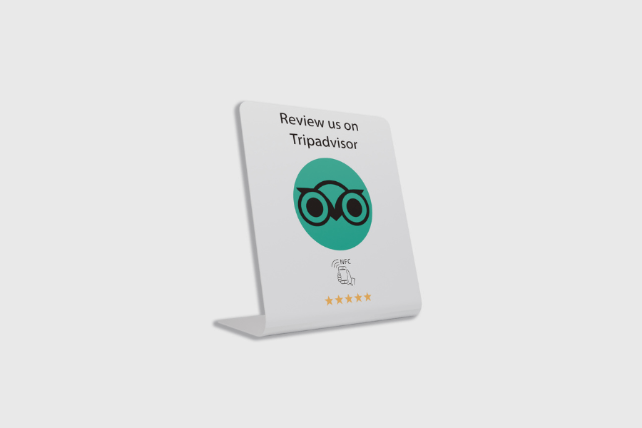 TripAdvisor NFC display