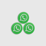 WhatsApp stickers (3 stuks)