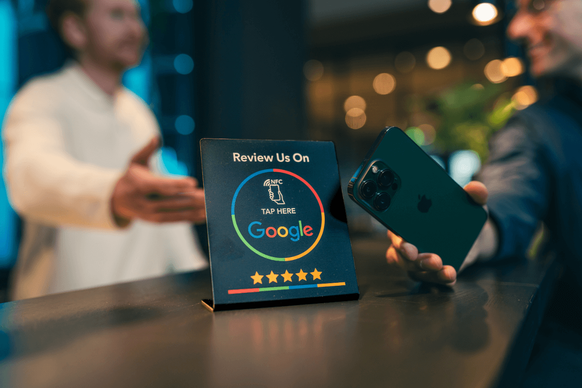 Google review display