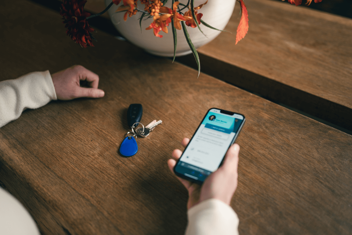 NFC aan sleutelbos