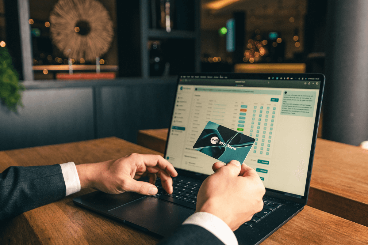 NFC visitekaart instellen