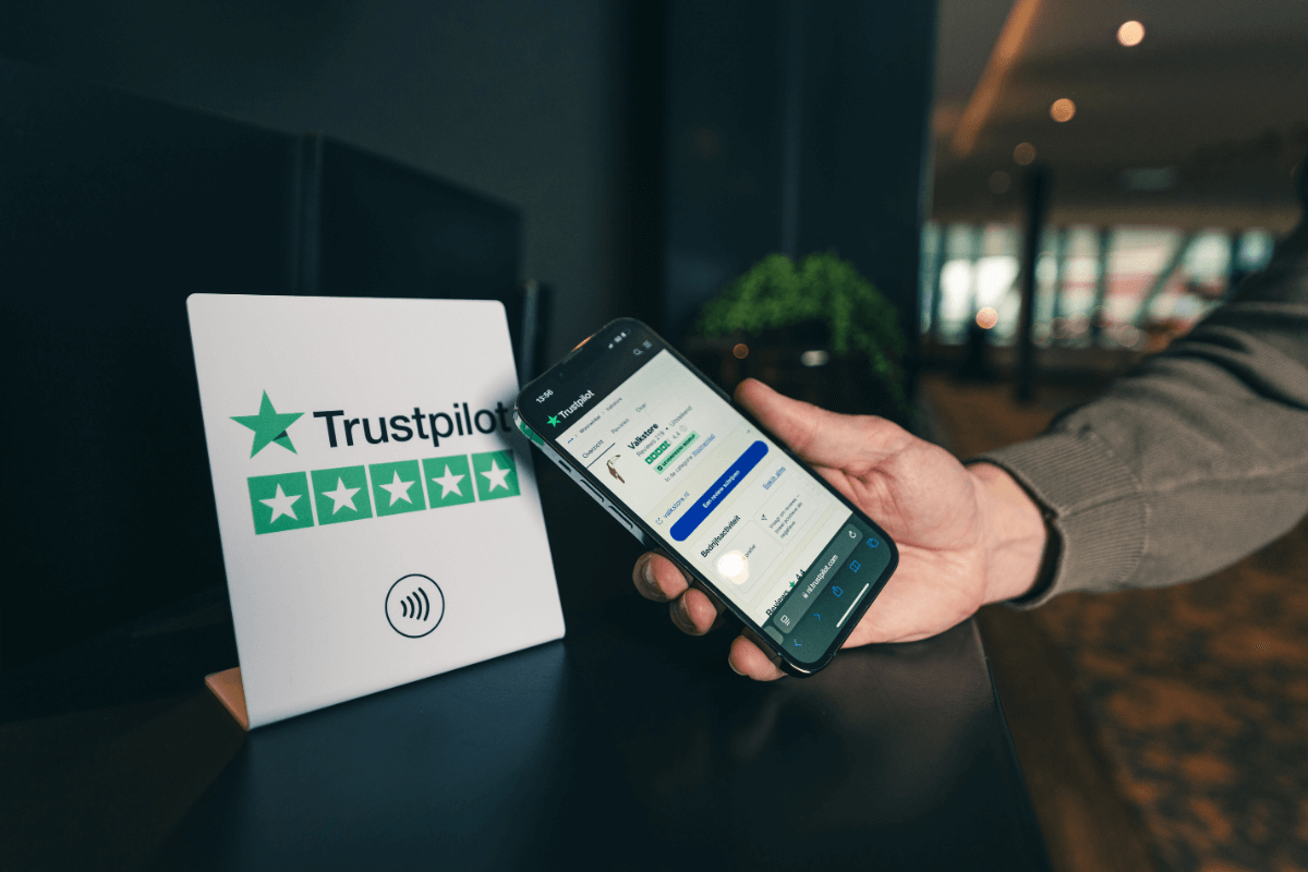 Trustpilot review display