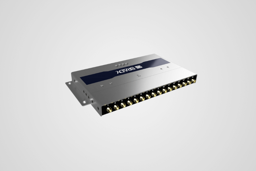 Brady FR22 UHF RFID Multiplexer Kit 16 poorten (EU)