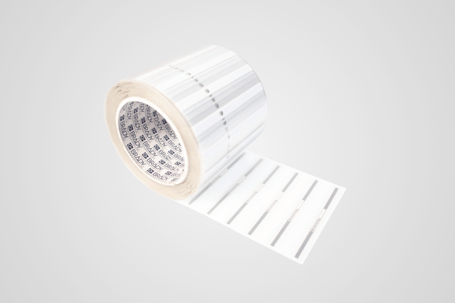 RFID LED Label Polyester glanzend wit