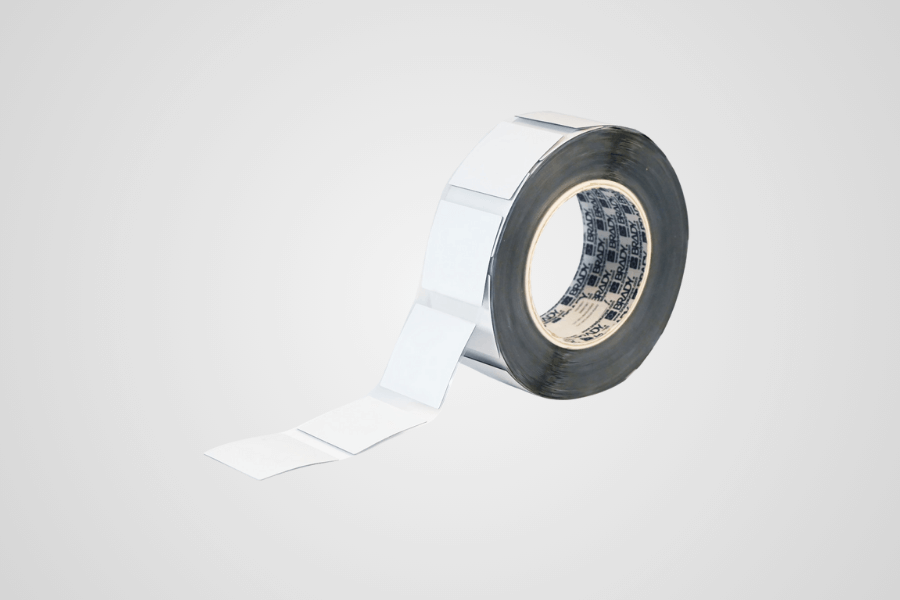 NFC Temperature Sensitive Label Polyester glanzend wit voor niet metalen oppervlakken