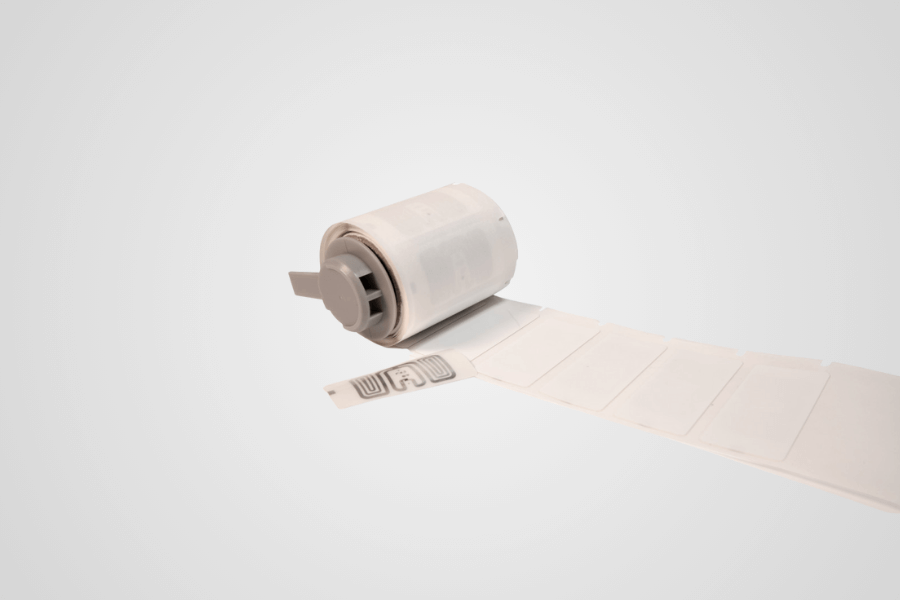 RFID Asset Labels Polyester glanzend wit