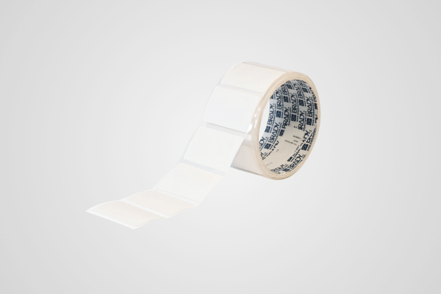 RFID Laboratory Labels Polypropyleen wit