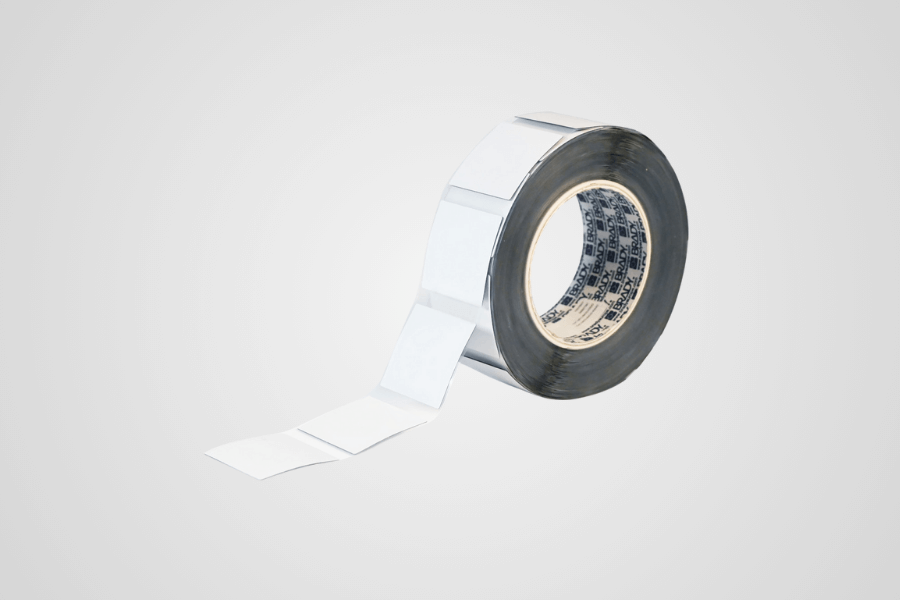 NFC Temperature Sensitive Label Polyester glanzend wit voor metalen oppervlakken