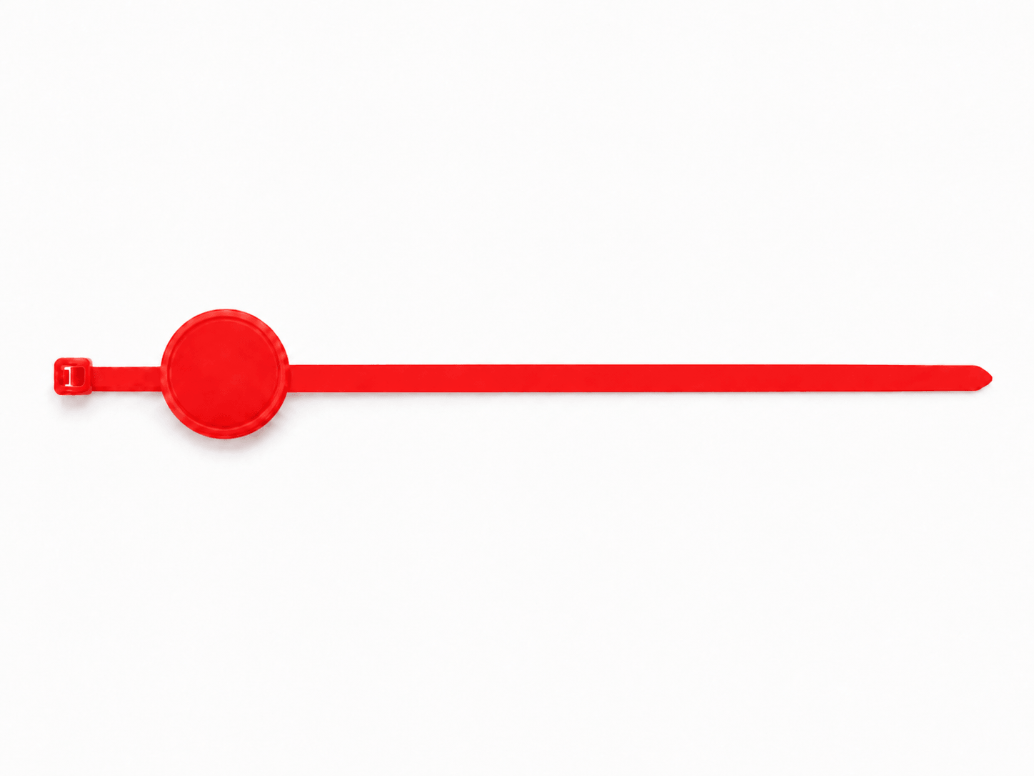 RFID Kabeltag Rond ICODE SLIX2 Rood 28mm (10 stuks)