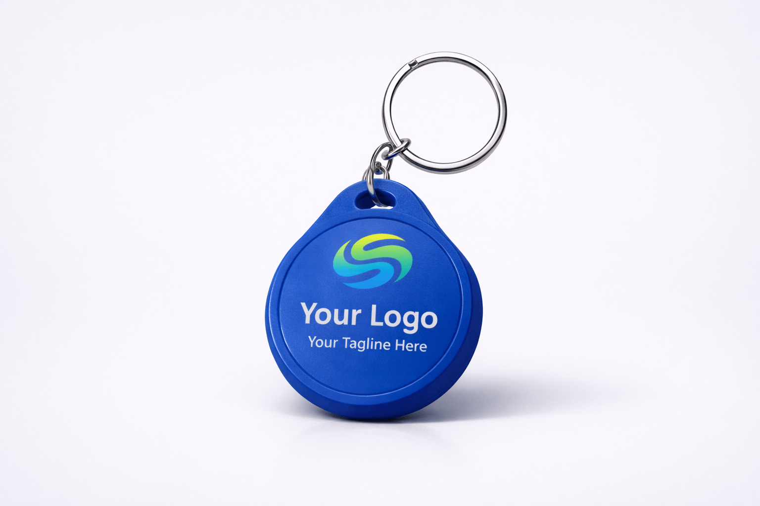 NFC Sleutelhangers ABS NTAG213 Blauw – Eigen Ontwerp