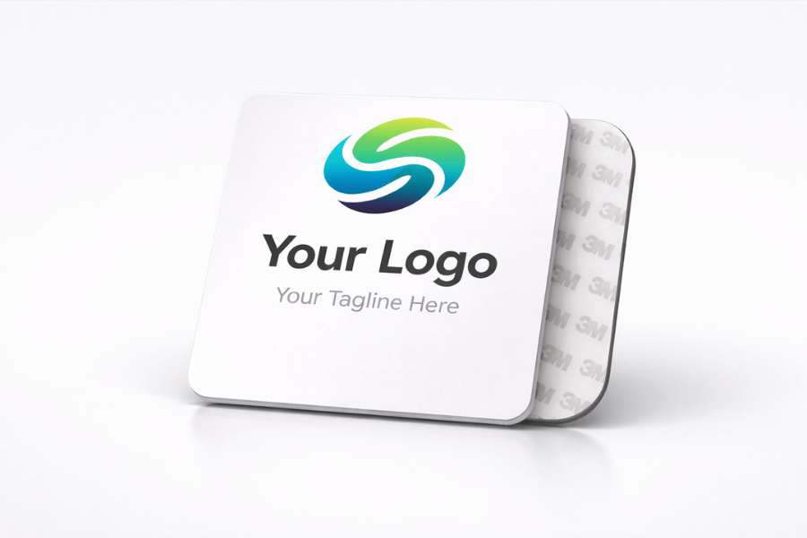 NFC Sticker Vierkant 100x100mm – Eigen Ontwerp