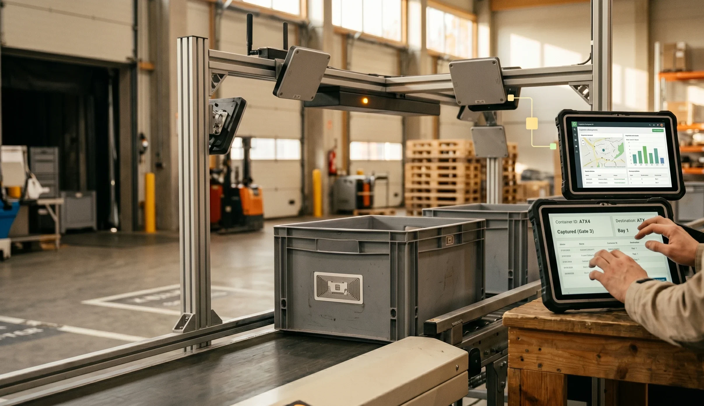 Hoe werkt RFID container tracking in de praktijk