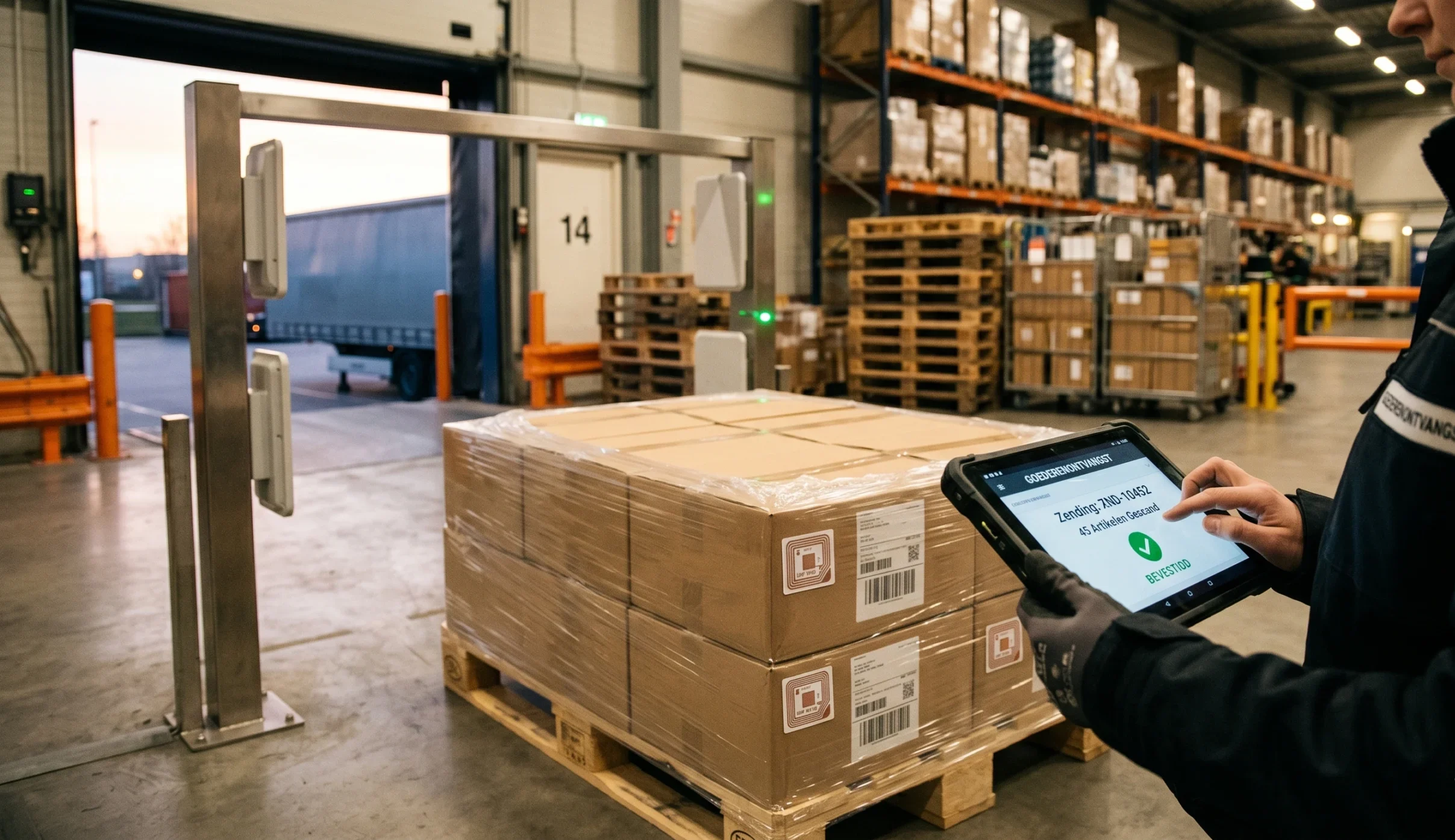 RFID goederenontvangst