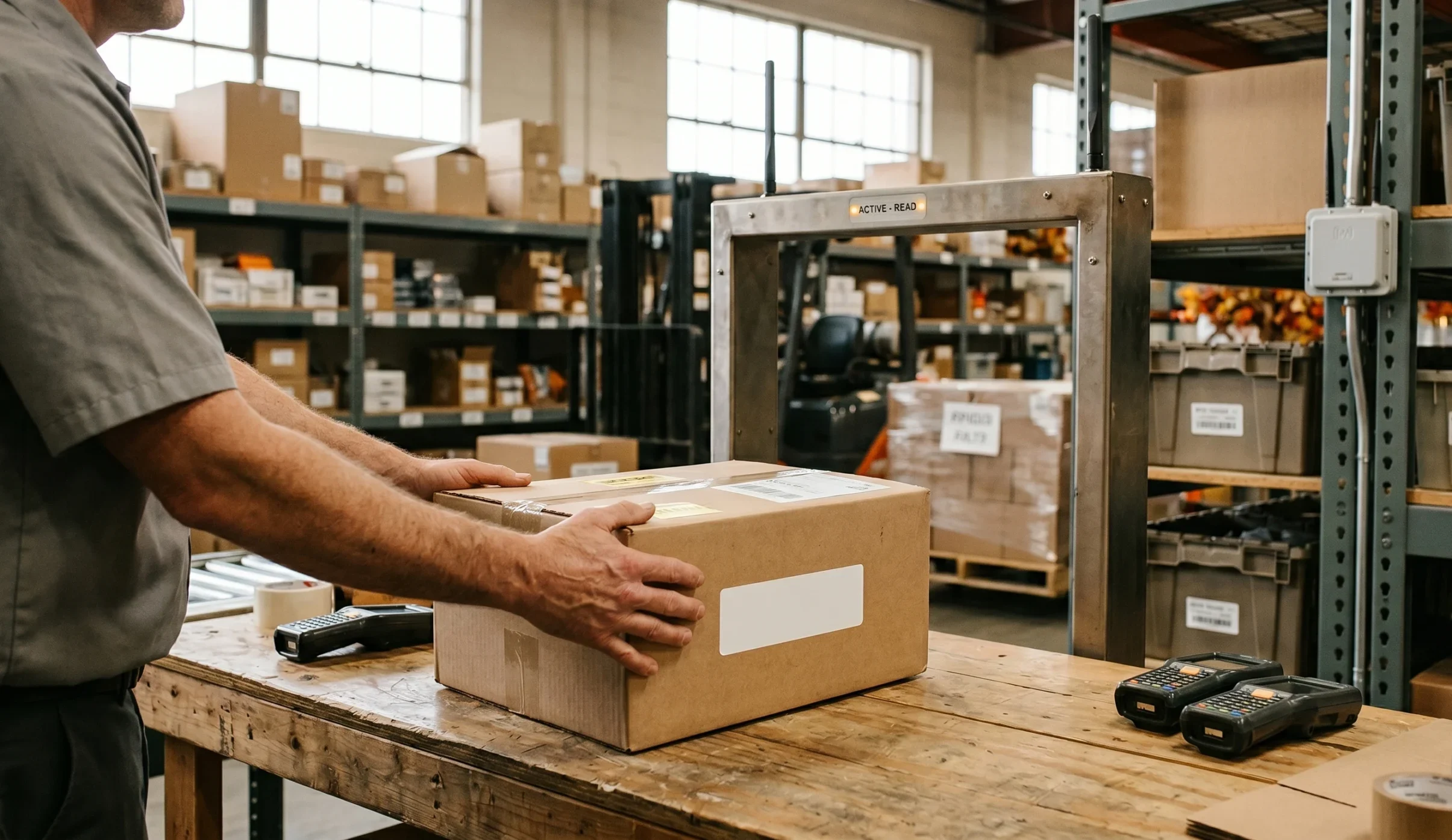 RFID warehouse management
