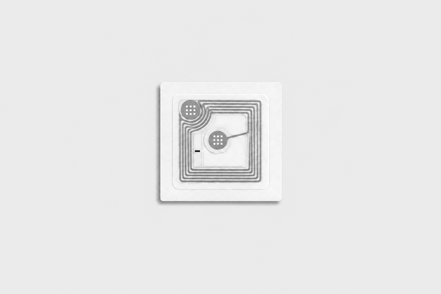 NFC Sticker Vierkant NTAG213 Transparant 18x18mm (10 stuks)