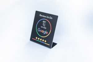 Google Review Display – Zwart