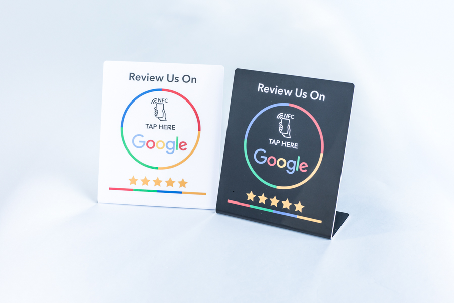 Google review displays
