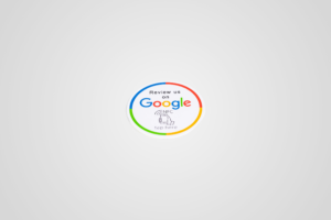 Google Review Stickers Groot (1 stuk) – Wit