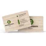 NFC visitekaart bamboo