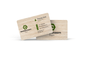 NFC visitekaart Bamboe – Eigen design