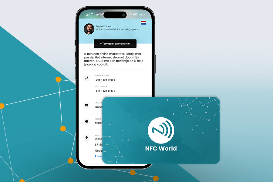 NFC visitekaart – Eigen design