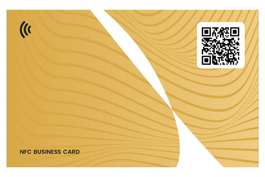NFC visitekaart goud