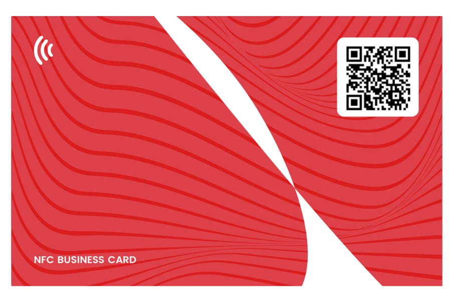 NFC visitekaart rood