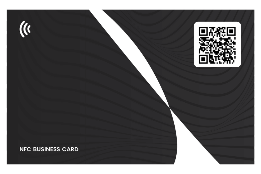 NFC visitekaart zwart