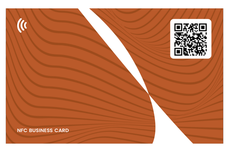 NFC visitekaart bordeaux Bruin